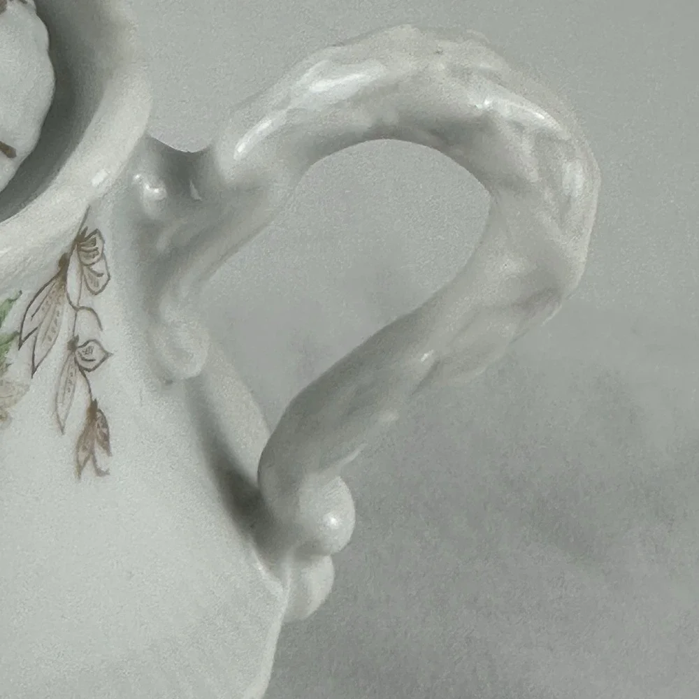 CT‎ Altwasser Teapot Rose & Gold Pattern Germany Floral circa 1900 Cottagecore